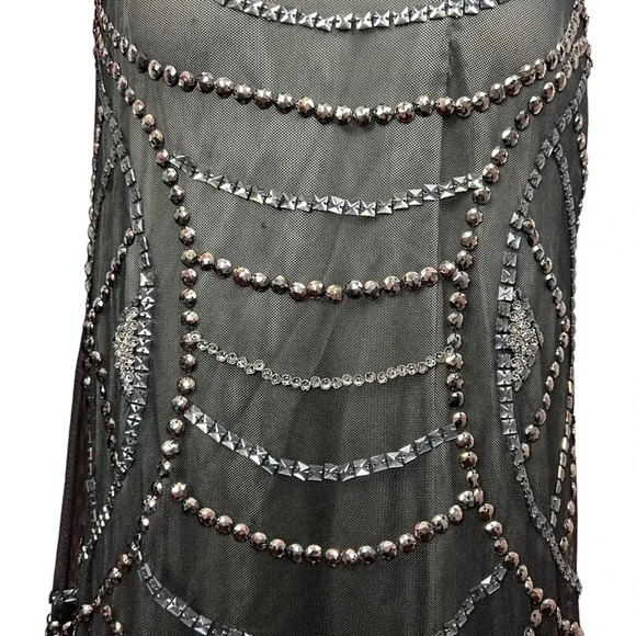 NWT Carlos Miele Embellished Silk Gown - Picture 13 of 16